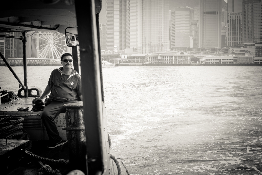 Portrait of a Ferryman in Hong Kong 2